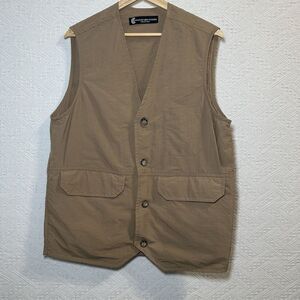 Concealed Carry Clothiers Khaki Tan Nylon Button Vest Tactical Gun Gear USA Sz M